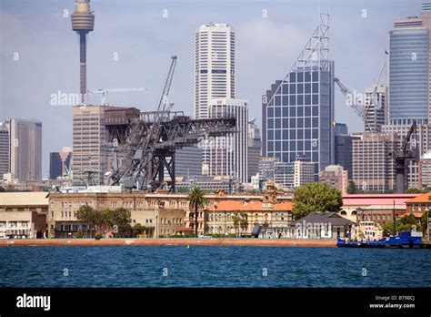 Sydney Skyline With Amp Tower Stock Photo Alamy