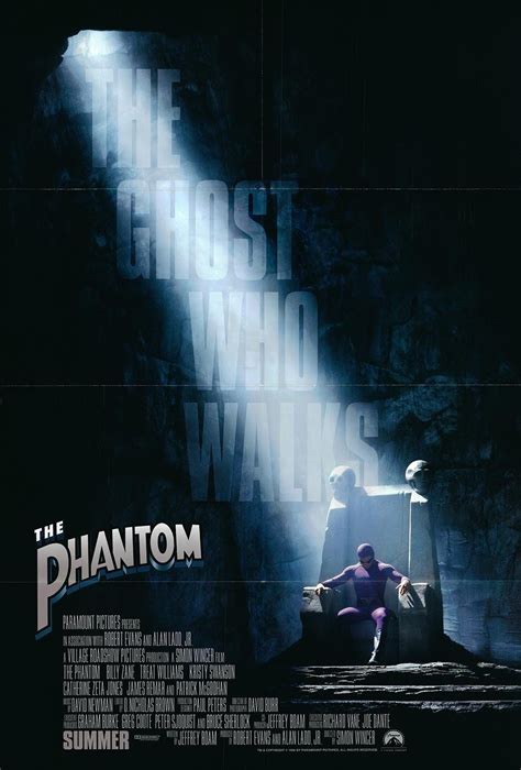 The Phantom Original 1996 Vintage Advance One Sheet Poster Etsy In