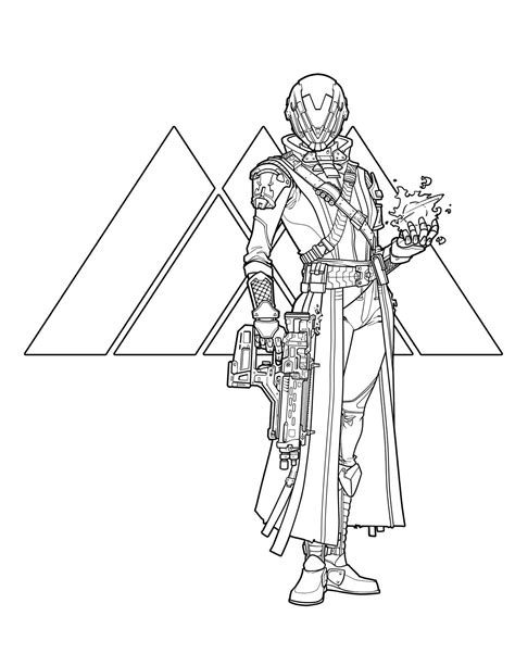 Destiny The Official Coloring Book Book By Bungie Ze Carlos