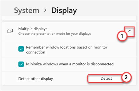 windows 11 cannot detect second monitor fix