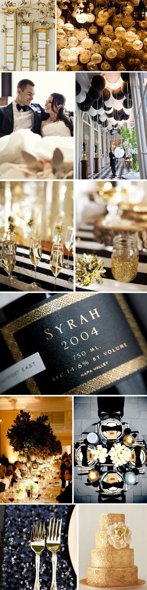 Black And Gold Partywedding Ideas Love This Color Combo Classic And