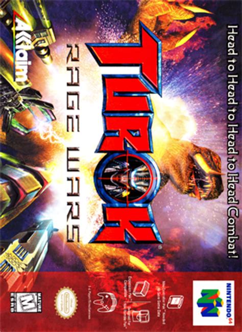N Turok Rage Wars Custom Game Case Retro Game Cases