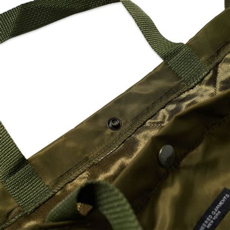 Engineered Garments Carry All Tote Olive Flight Satin End Hk