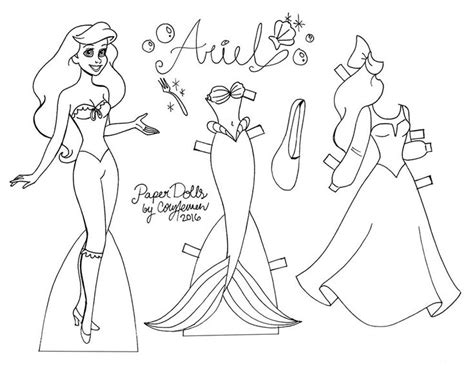 Disney Princess Paper Dolls You Can Color Yourself The Disney Experience Princess Paper