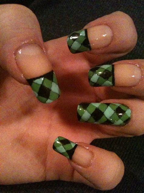Geekydoll Plaid With Opi Greenwich Village Opi Hey Get In Lime And
