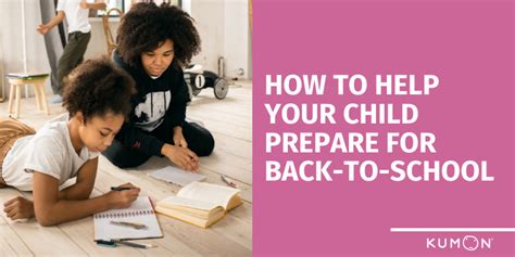 How To Help Your Child Prepare For Back To School