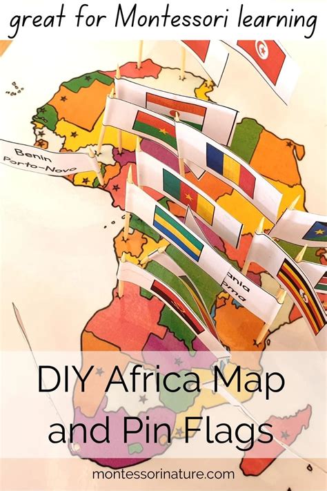 The Map Of Africa With Flags On It And Text Overlay That Reads Great