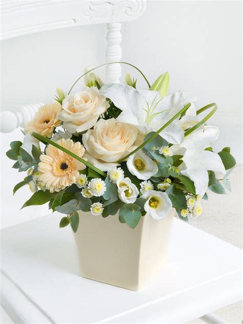 Exquisite Arrangement - Interflora | Flower arrangements, Funeral