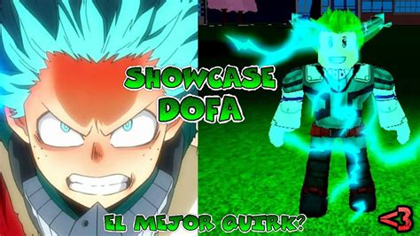 Showcase Del Deku One For All Boku No Roblox Youtube