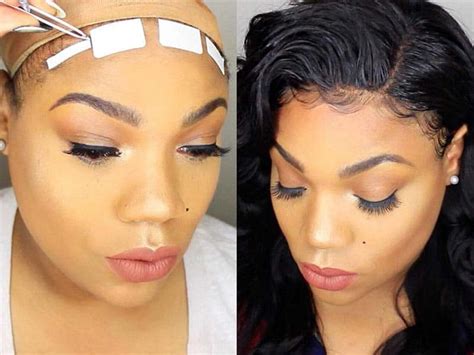 how to put lace front wig on the iso zone