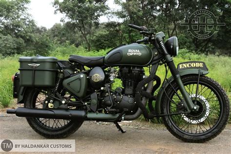 We've curated specs, features, news, photos/videos, etc. Military Green paint Royal Enfield Classic 350 Haldarkar ...