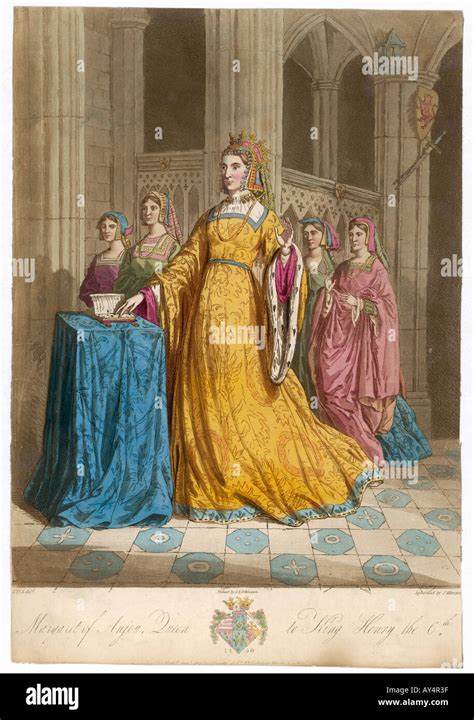 Margaret Of Anjou 1450 Stock Photo Alamy