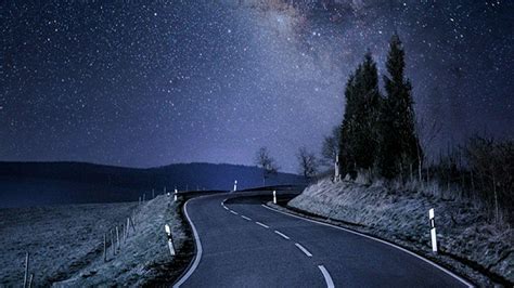 Road At Night Wallpaper