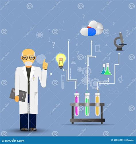 Science And Medicine Infographic Stock Vector Illustration Of