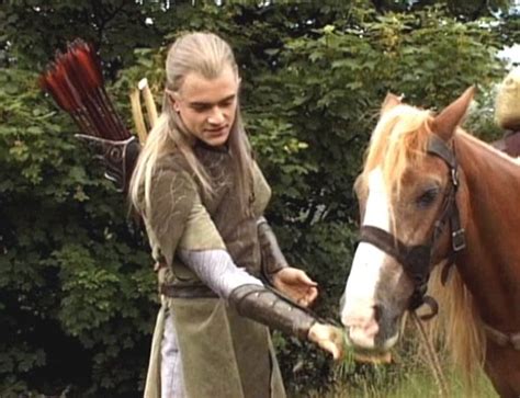 Behind The Scenes Orlando Bloom LoTR Legolas Lord Of The Rings The Hobbit