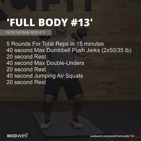 Full Body 13 Workout Crossfit Wod Wodwell