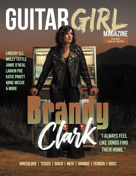 Guitar Girl Magazine Fall 2020 Issue 13 Ft Brandy Clark By Tara Low