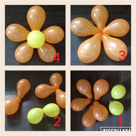 Diy Flower Balloons Flower Balloons Diy Balloon Flowers Diy Balloon