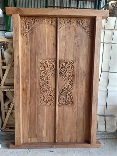 Portal Javanese Carving Designs Internal Doors Timber Door Teak