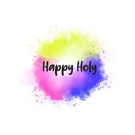 Premium Vector Abstract Colorful Watercolor For Holi Festival