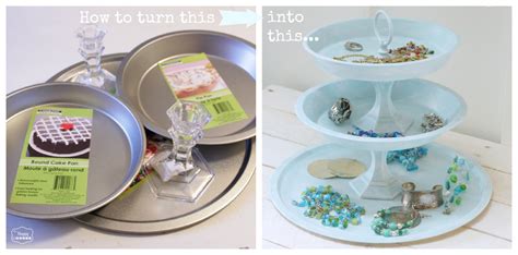 Diy Tiered Jewelry Tray From Dollar Store Finds The