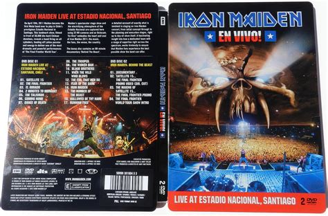 Iron Maiden En Vivo Dvd Steelbook Tpl Records