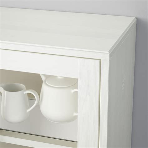 Havsta Storage Combination W Glass Doors White 162x37x134 Cm Ikea