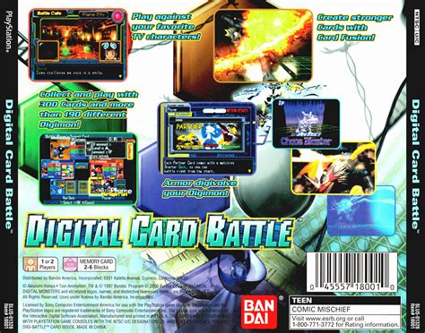 For digimon levels i use the dub terms, but for the types and attributes i use the original japanese ones. Digimon - Digital Card Battle PSX cover