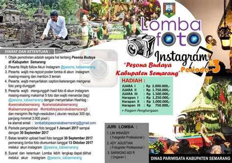 Lomba Foto instagram Periode 3 – Kab Semarang Tourism Information Center