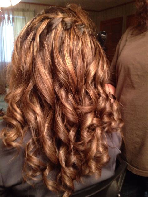 Homecoming Hair Waterfall Hair With Curls Homecoming 2k13