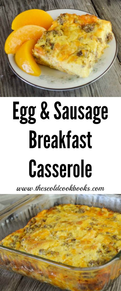Egg And Sausage Breakfast Casserole Recipe Using White Bread