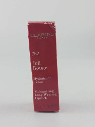 clarins joli rouge moisturizing long wearing lipstick 752 rosewood 3380814437016 ebay