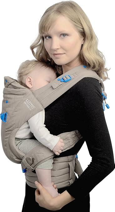 We Made Me Pao Papoose 3 In 1 Front And Back Baby Carrier Pebble