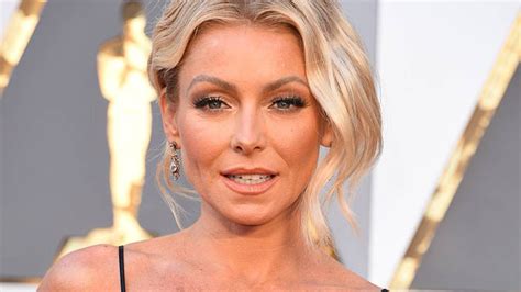 Kelly Ripa Nearly Suffers A Wardrobe Malfunction In A Figure Flattering