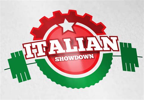 Italian Showdown Fitness Show Italy Fitness Show Logo Design