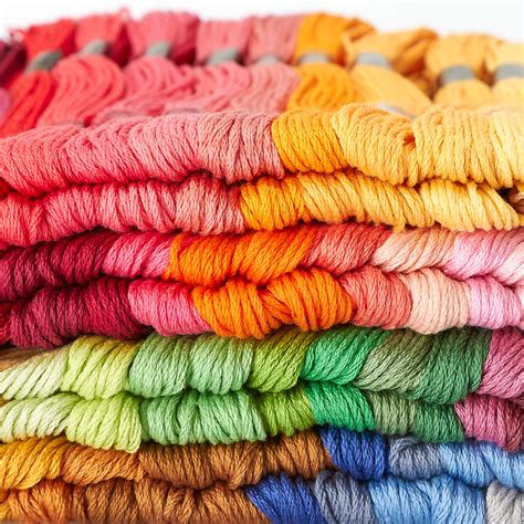 Pack Of 100 Embroidery Skeins Dunelm