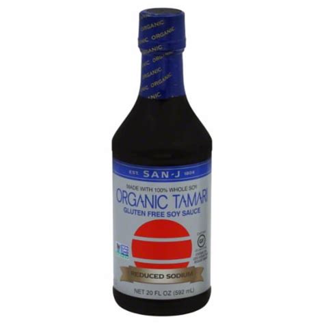 San J Organic Tamari Sodium Free Soy Sauce 20 Fl Oz Kroger