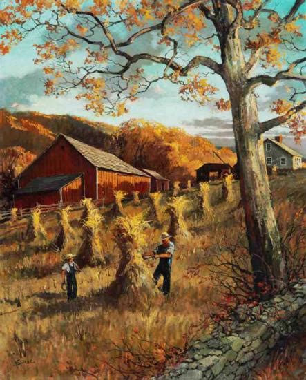 Old Covered Bridge Artwork By Eric Sloane Oil Painting And Art Prints On