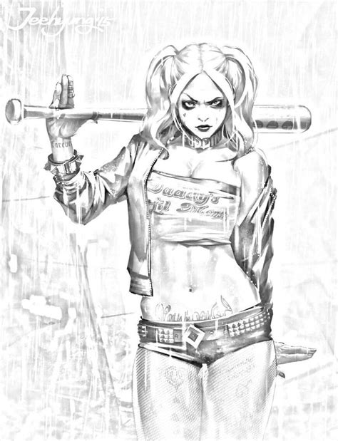 Harley Quinn Drawing At Getdrawings Free Download