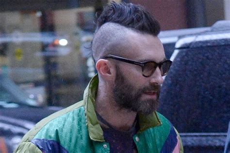 Adam Levine Debuts A Mohawk And More Star Snaps Page Six