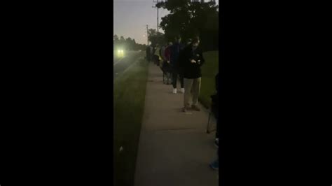 In North Carolina Long Lines Form As Early Voting Kicks Off Video