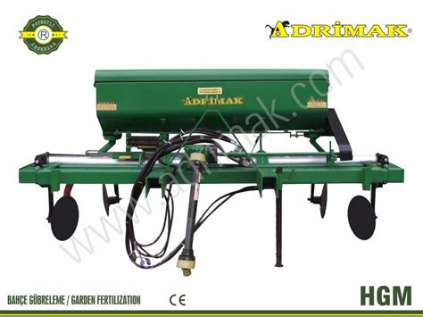ADRİMAK TARIM - Bahçe Toprak Gübreleme - Helezonlu Teleskobik Bağ Bahçe
