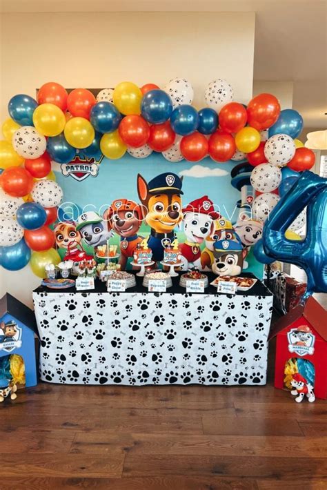 Cute And Affordable Paw Patrol Birthday Decorations Cocos Caravan