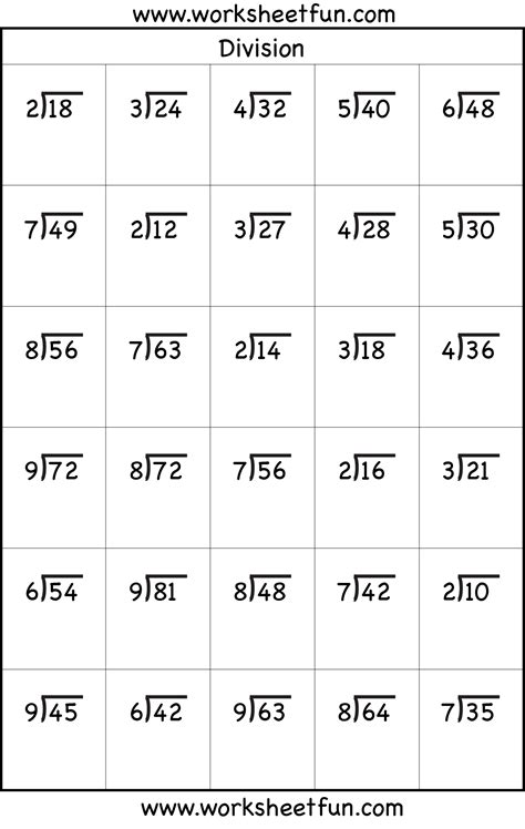 Division Worksheets 3 Worksheets Free Printable Worksheets
