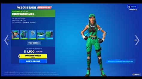 Fortnite Item Shop New Limited Fncs Aura Skin 11th May2023 Youtube