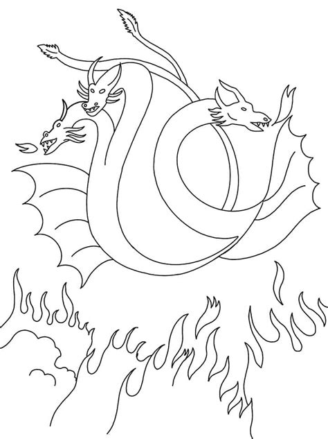 Ghidorah Enojado Para Colorear Imprimir E Dibujar Coloringonly Com PDMREA