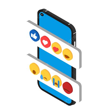 Emoji Phone Clipart Transparent Background Mobile Phone Mockup For