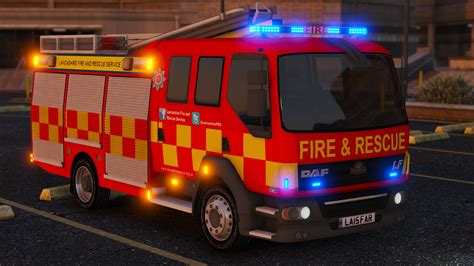 Lancashire Fire And Rescue Fire Appliance Gta5