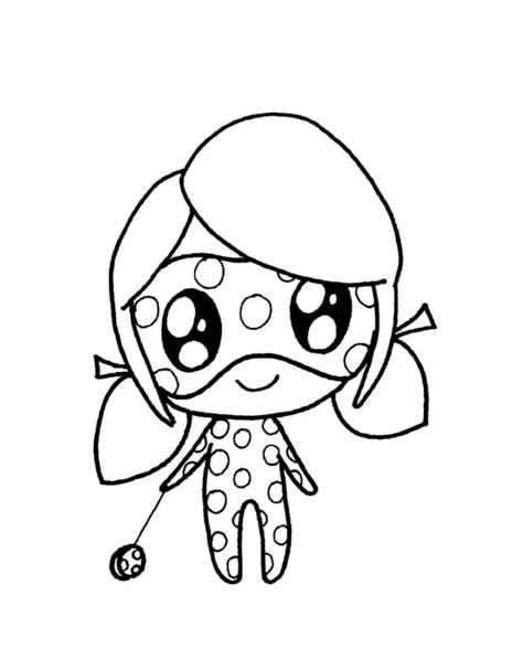 Chibi Marinette Coloring Page Download Print Or Color Online For Free