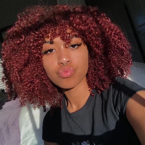 Instinctively, dyeing your hair back into its natural black color seems like a good idea, but according to mark, he normally wouldn't recommend it to his he explains, black is the strongest hair color; 𝓹𝓻𝓮𝓮𝓽𝓲𝓿𝓲𝓬𝓴𝓲 | Burgundy curly hair, Dyed curly hair ...